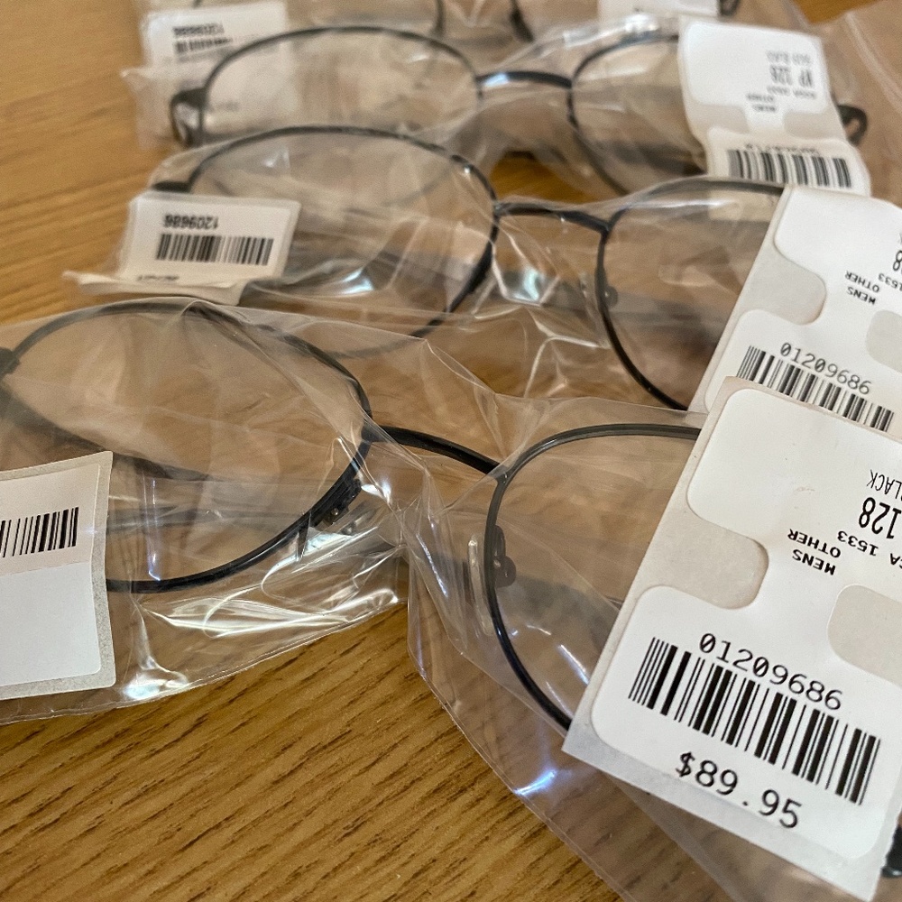 NEW ECCA Black Frames with Reader Lens